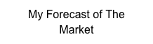 My Forecast of The Market